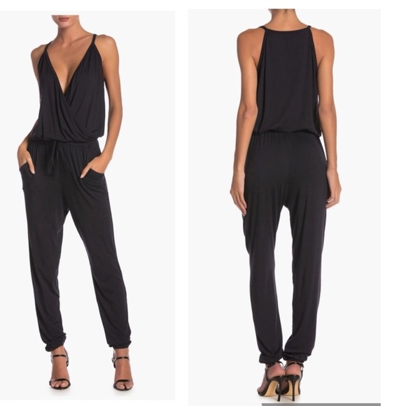 Go Couture Sleeveless Jumpsuit Black Size M NWOT New - Picture 1 of 8